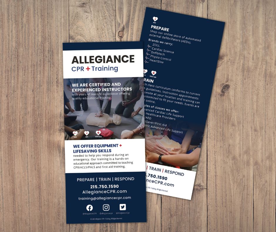 Allegiance CPR Rack Card