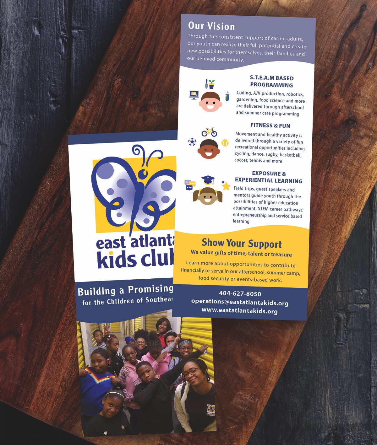 East Atlanta Kids Club Rack Card
